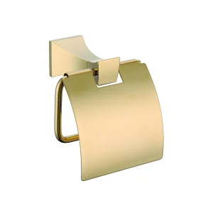 Porte-papier toilettes 002 HALYS Doré brossé — HUDOR