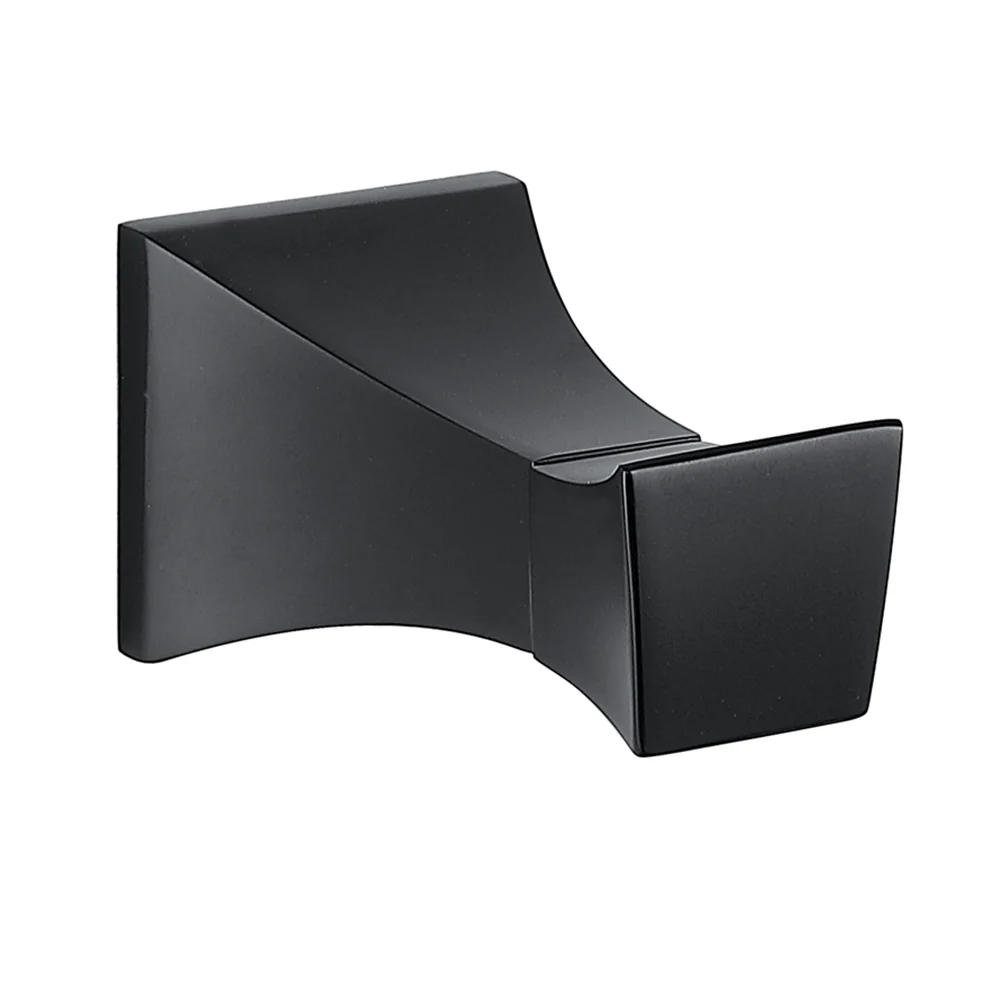 PORTE PEIGNOIR 003 100% EN LAITON NOIR MAT COLLECTION ALPHÉE