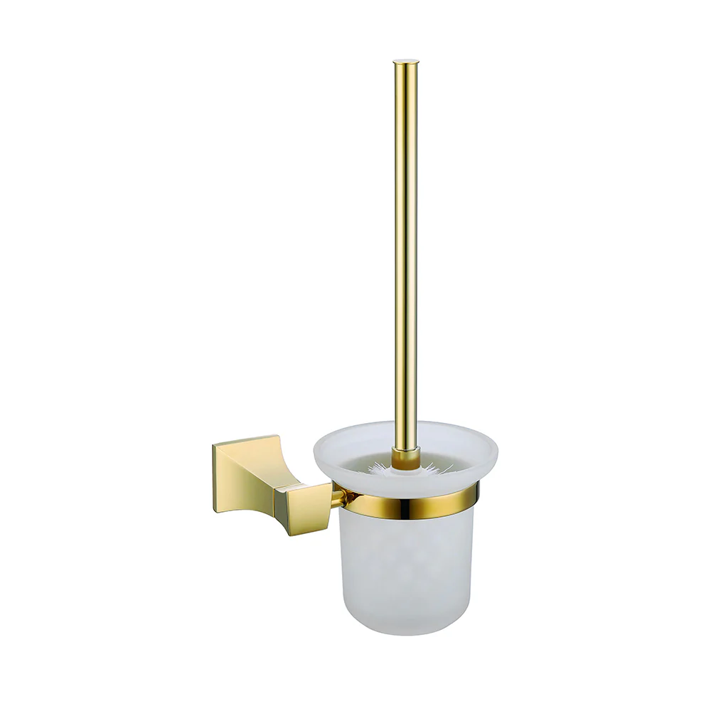 Porte Brosse WC WC-002 Halys Doré brossé — HUDOR
