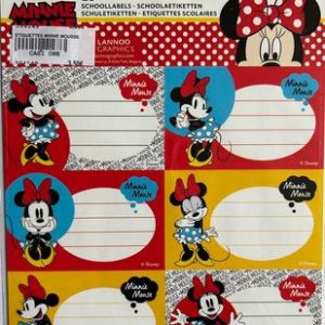 18 ETIQUETTES SCOLAIRES DISNEY