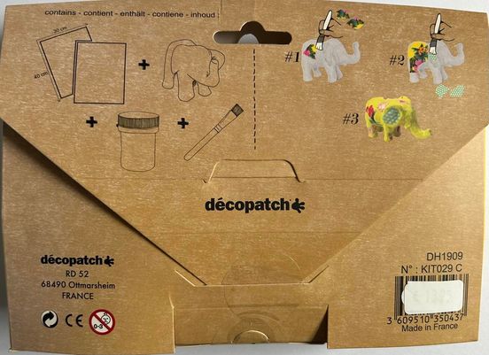 DECOPATCH KIT MINI ELEPHANT – Image 3