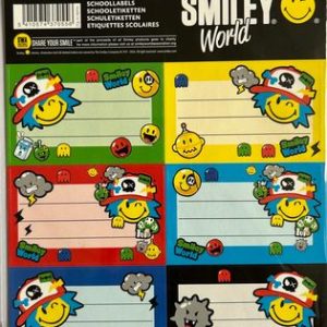 18 ETIQUETTES SMILEY WORLD LANNOO GRAPHICS