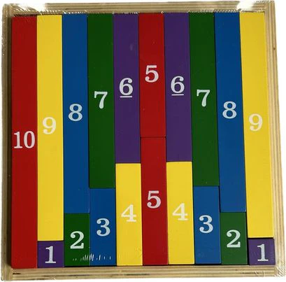 Bande de fractions avec des chiffres MONTESSORI – Image 2