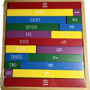 Bandes de fractions en français et anglais MONTESSORI