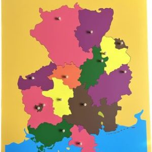 Puzzle carte de l'ALLEMAGNE MONTESSORI