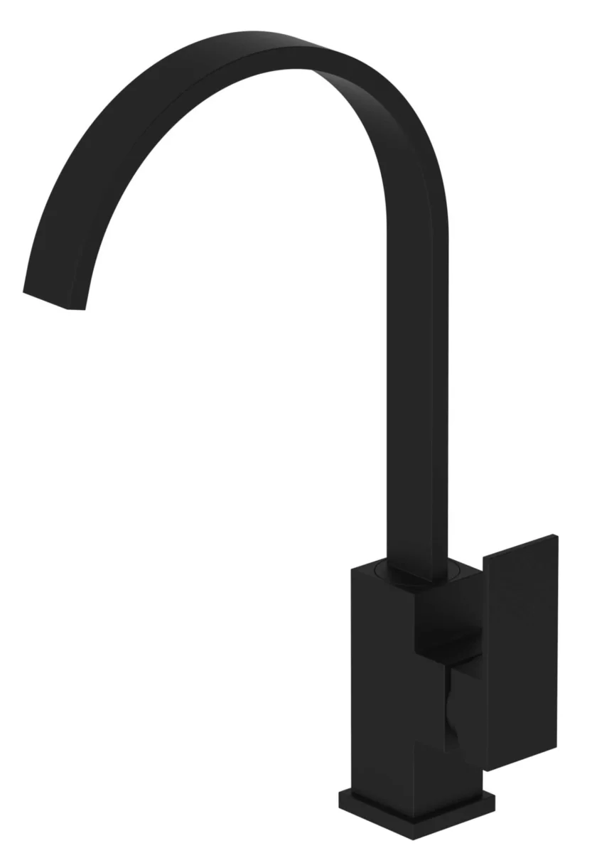 Mitigeur Cuisine Alphée Noir Mat — Mitigeur Cuisine HUDOR – Image 2