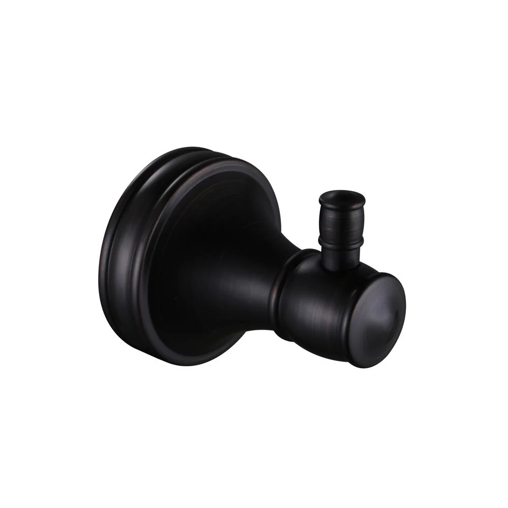 Porte peignoir 004 noir 100% en laiton collection Céphise