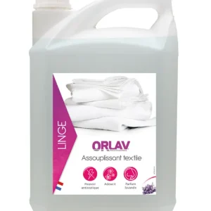 Assouplissant textile – 5L – Orlav – Pour machine à laver