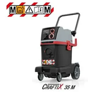 Aspirateur sécurité CraftiX 35 M – SPRINTUS- poussières dangereuses type M