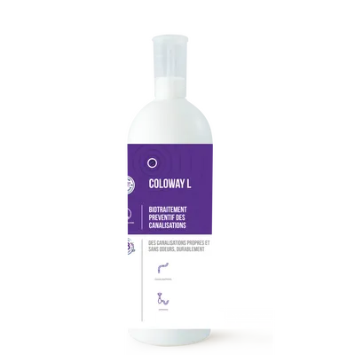 COLOWAY L – Biotraitement canalisations et colonnes – HTS BIO – Bidon 1L