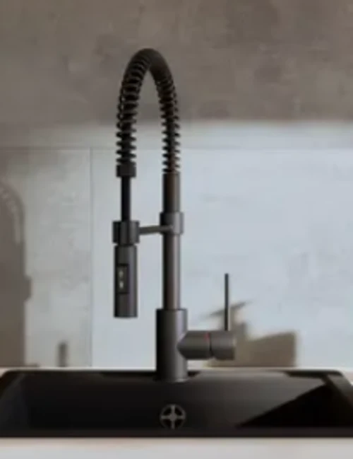 Robinet de cuisine Chrémétès 055 Noir Mat | Mitigeur HUDOR – Image 4