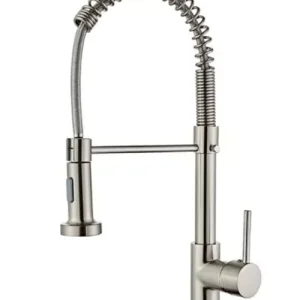 Mitigeur Cuisine 810 Erymanthe Nickel Brossé | HUDOR — Design Contemporain