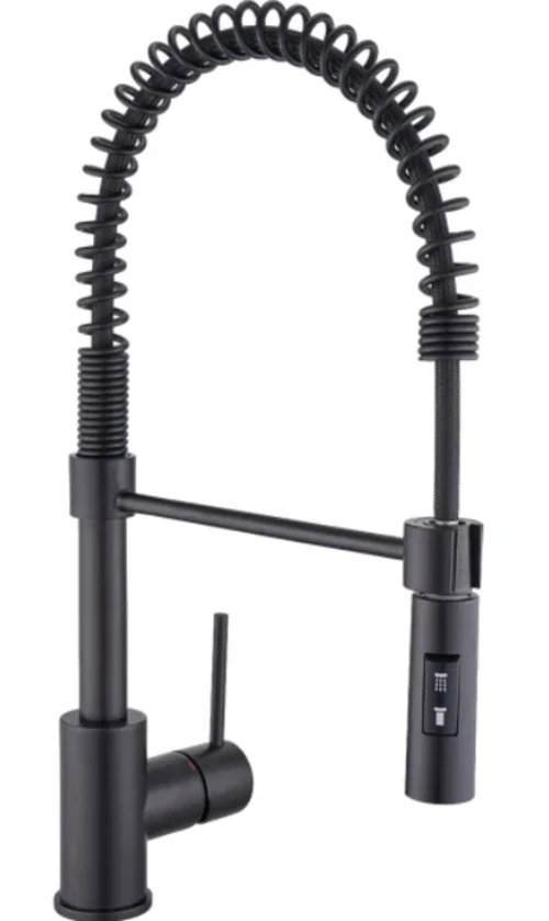 Robinet de cuisine Chrémétès 055 Noir Mat | Mitigeur HUDOR