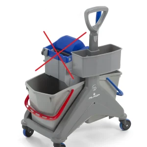 Chariot ONEFRED 2x15L- FILMOP – Timon latéral/cassette porte-objets/ sans presse