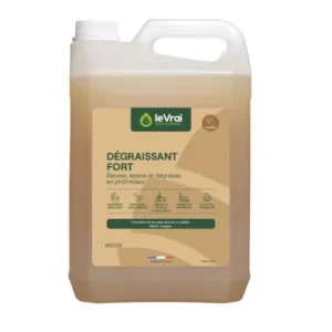 DEGRAISSANT FORT – Solvant d’origine végétale – 5L – Le Vrai Professionnel