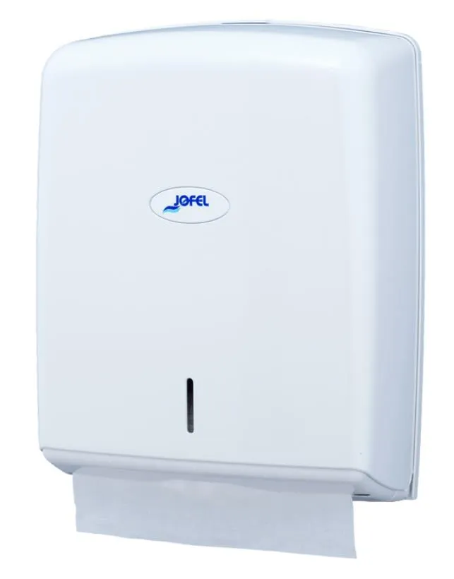 Distributeur essuie mains ZIGZAG – ABS BLANC – Pour papier plié – Unité – Image 2