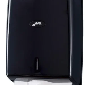 Distributeur ZIGZAG- essuie-mains – ABS NOIR – Pour papier plié – Unité