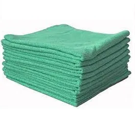 Lavette microfibre FIRST VERTE -220 g – 38*38cm – Sachet de 10