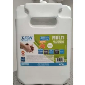 Gel main ATELIER – MULTI-VERT -Microbilles sans solvant – Bidon de 4,5 L – Pompe