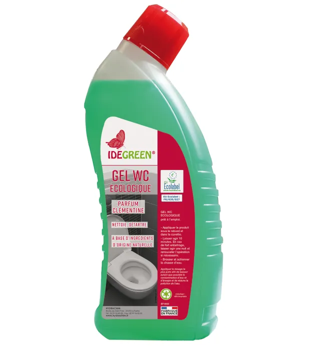 Gel WC détartrant Ecolabel IDEGREEN – Flacon 750 ml canard – Image 2