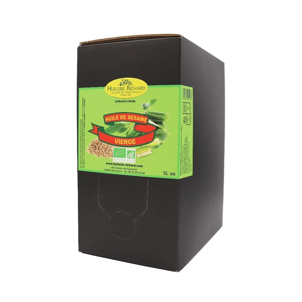 Huile vierge bio de sésame – Image 2