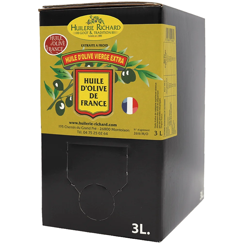 BIB 3 L – Huile d’olive vierge extra de France