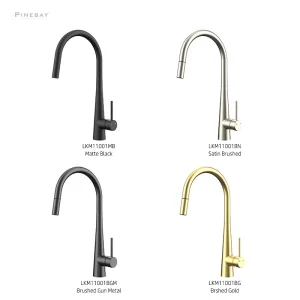 Mitigeur Cuisine Noir Mat Élégance Moderne | HUDOR