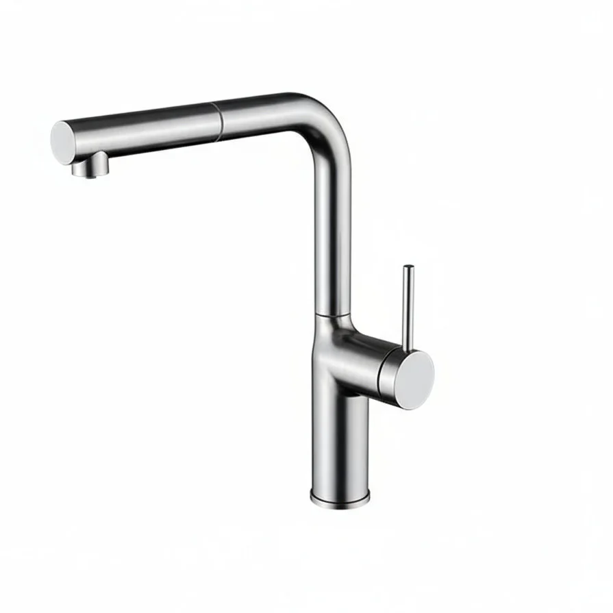 Robinet de cuisine Érymanthe Chromé — Mitigeur Cuisine HUDOR – Image 2