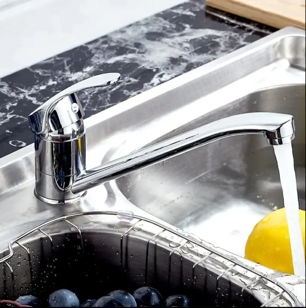 Robinet Cuisine Érymanthe Chromé — Mitigeur Cuisine HUDOR – Image 4