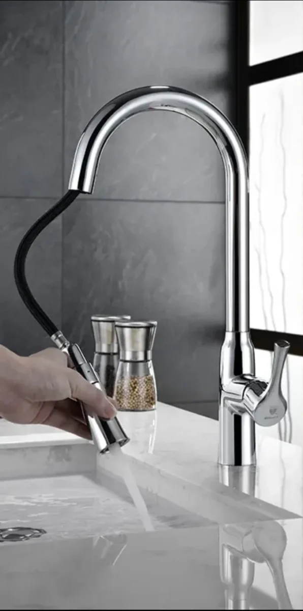 Mitigeur Cuisine Érymanthe Chromé — Mitigeur Cuisine HUDOR – Image 4