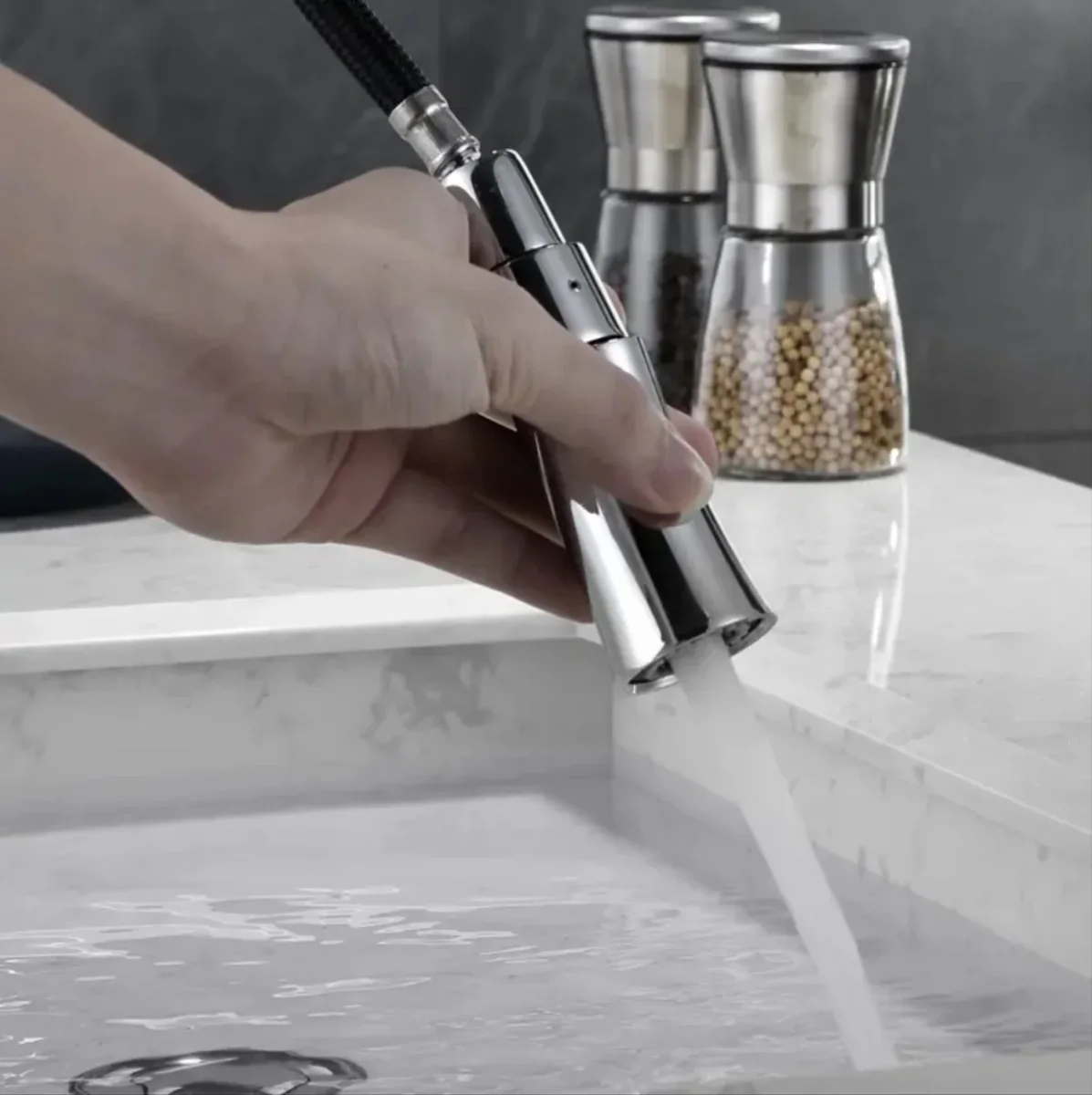 Mitigeur Cuisine Érymanthe Chromé — Mitigeur Cuisine HUDOR – Image 7