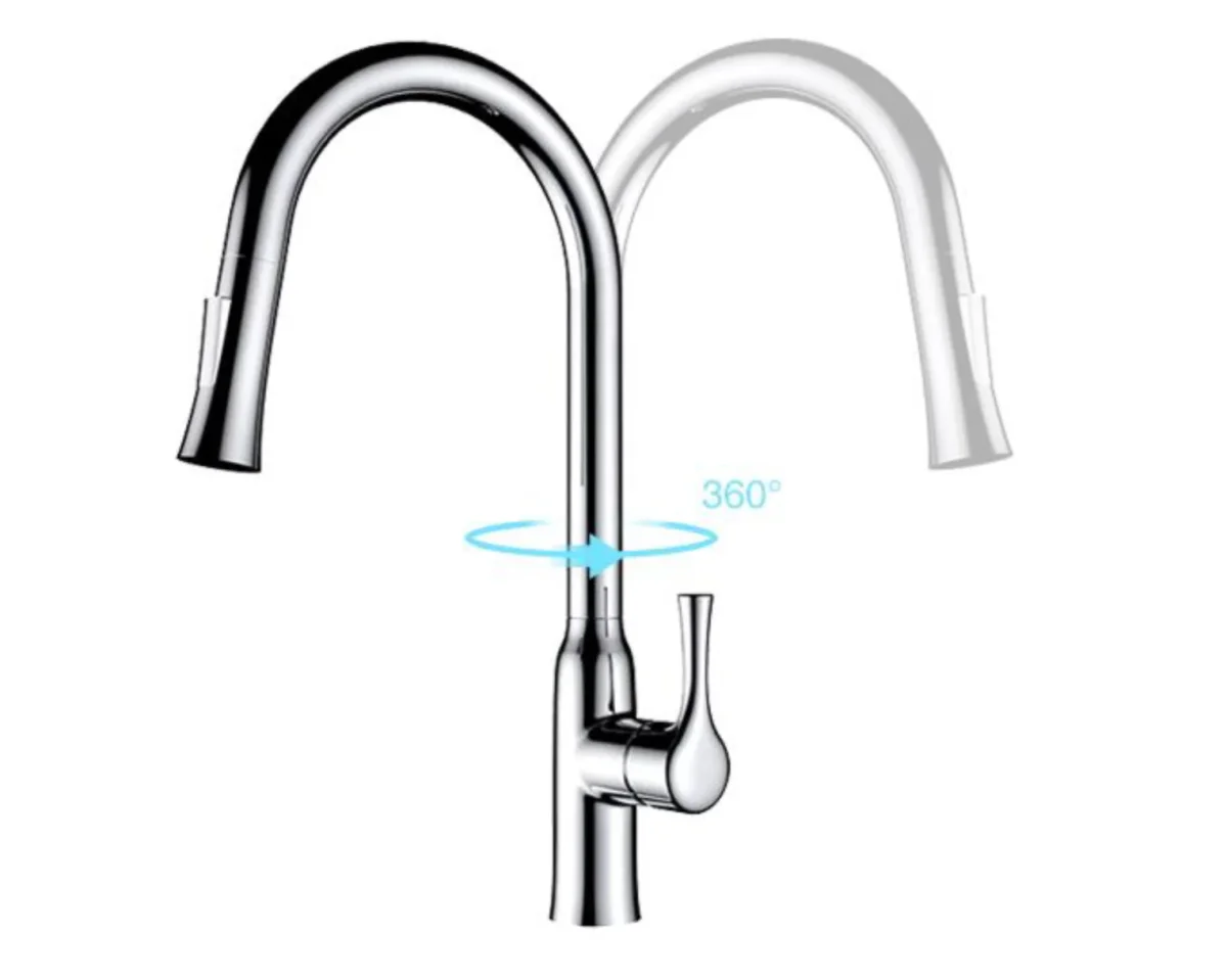 Mitigeur Cuisine Érymanthe Chromé — Mitigeur Cuisine HUDOR – Image 9