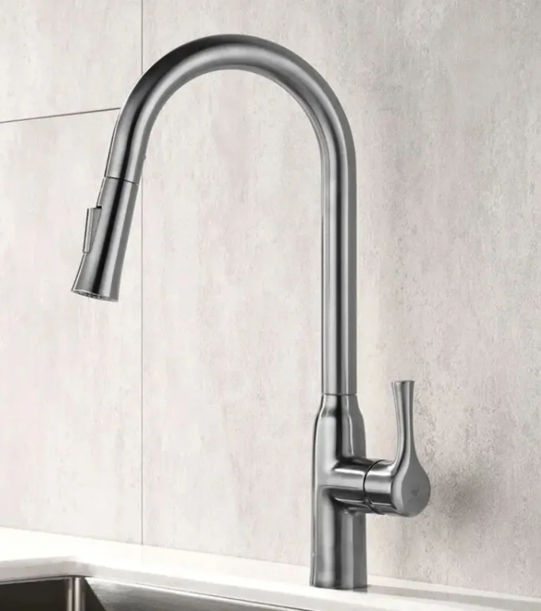 Mitigeur Cuisine Eas Nickel Brossé — Mitigeur Cuisine HUDOR – Image 3