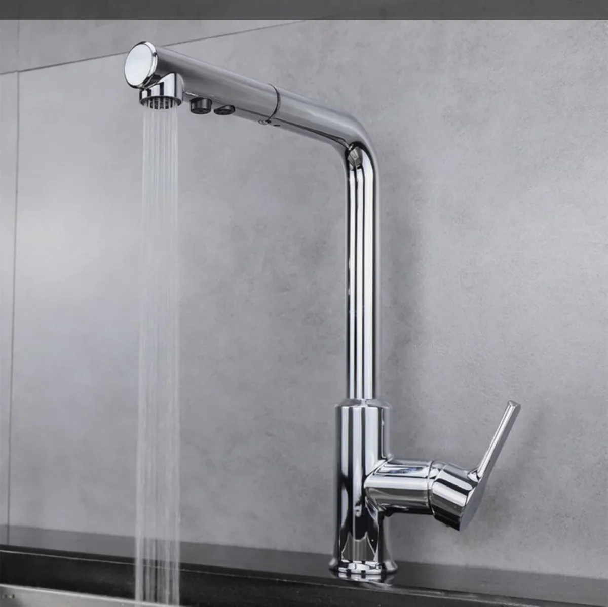 Mitigeur Cuisine Érymanthe Chromé — Mitigeur Cuisine HUDOR – Image 3