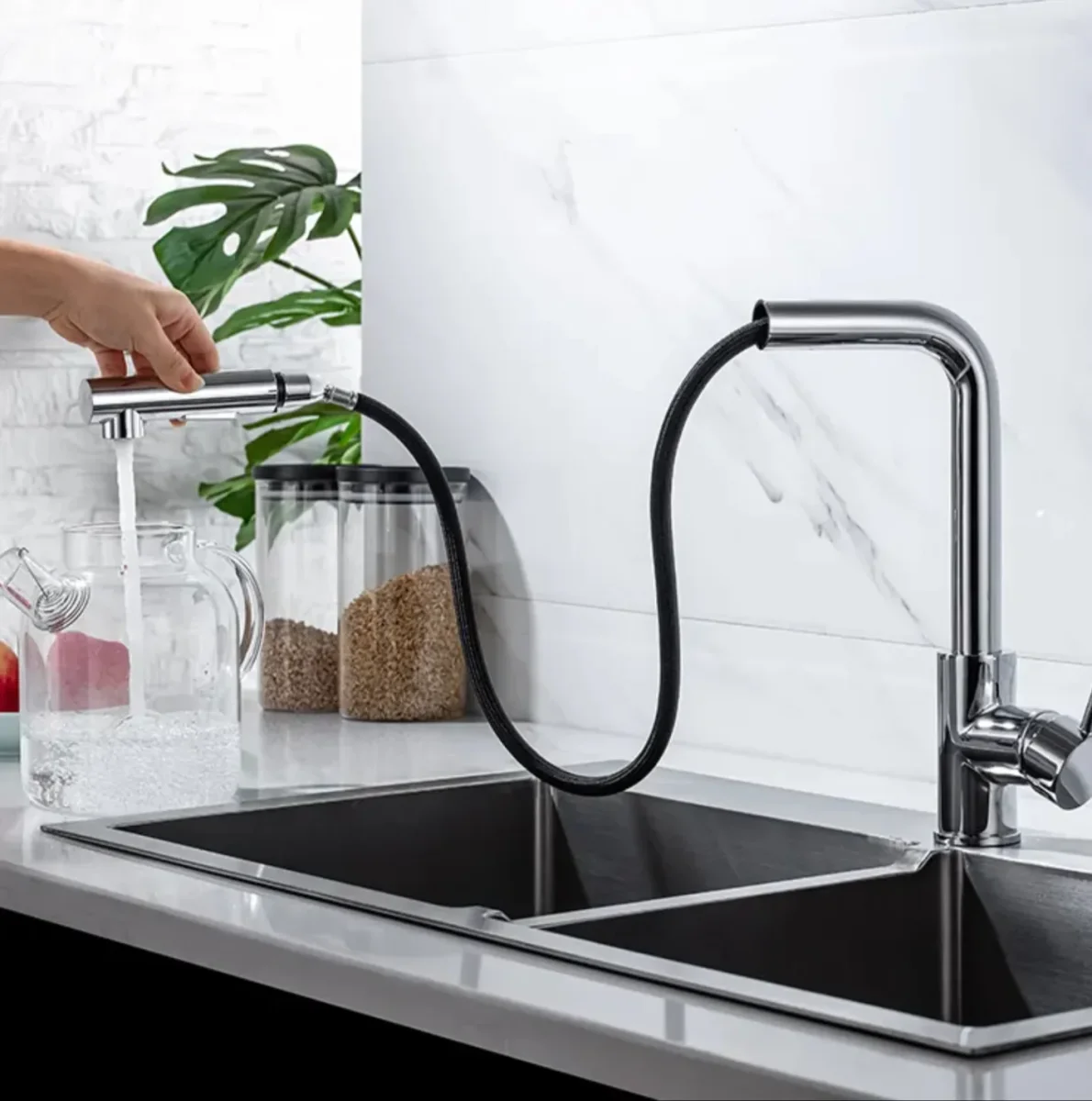 Mitigeur Cuisine Érymanthe Chromé — Mitigeur Cuisine HUDOR – Image 5