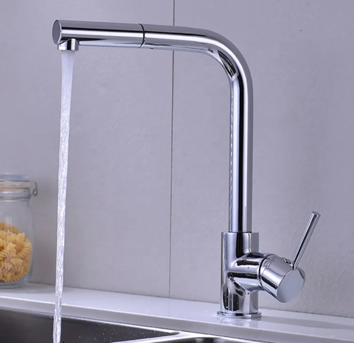 Mitigeur Cuisine Erymanthe Chromé HUDOR — Design & Qualité – Image 3