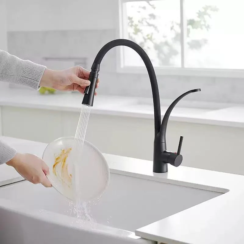 Mitigeur Cuisine Céphise Noir Mat — Mitigeur Cuisine HUDOR – Image 5