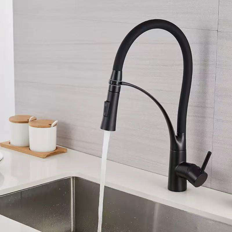 Mitigeur Cuisine Céphise Noir Mat — Mitigeur Cuisine HUDOR – Image 3