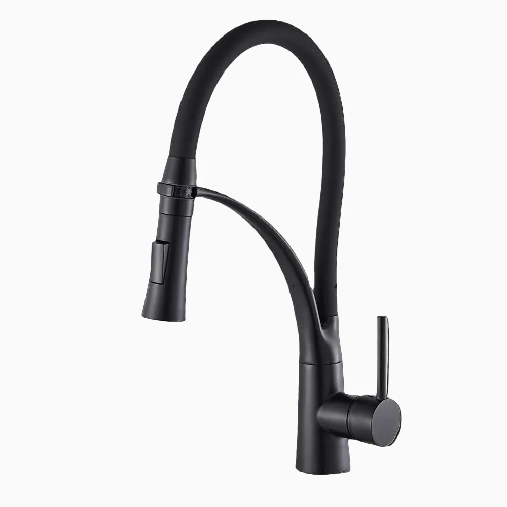 Mitigeur Cuisine Céphise Noir Mat — Mitigeur Cuisine HUDOR