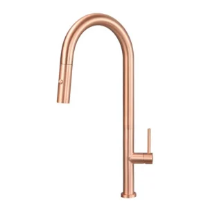 Mitigeur Cuisine Pénée Rosé Doré | HUDOR