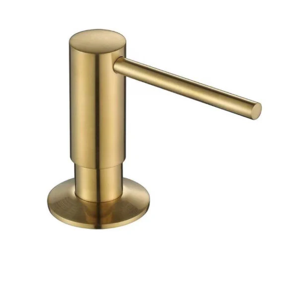 Porte-Distributeur de Savon de Cuisine 009B Halys Doré Brossé | HUDOR