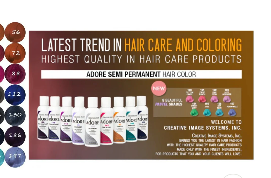 COLORATIONS ADORE SEMI-PERMANENTES – Image 3