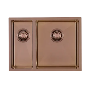 Évier Acier Inoxydable 002 PENEÉ Or rose | HUDOR