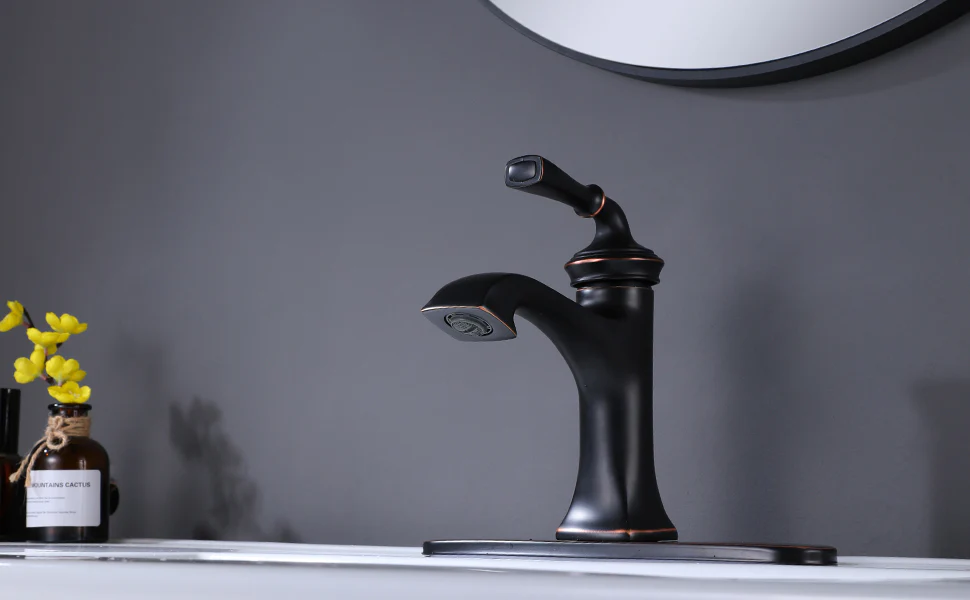 Robinet de Lavabo Céphise Noir Mat — Robinet Lavabo HUDOR – Image 5