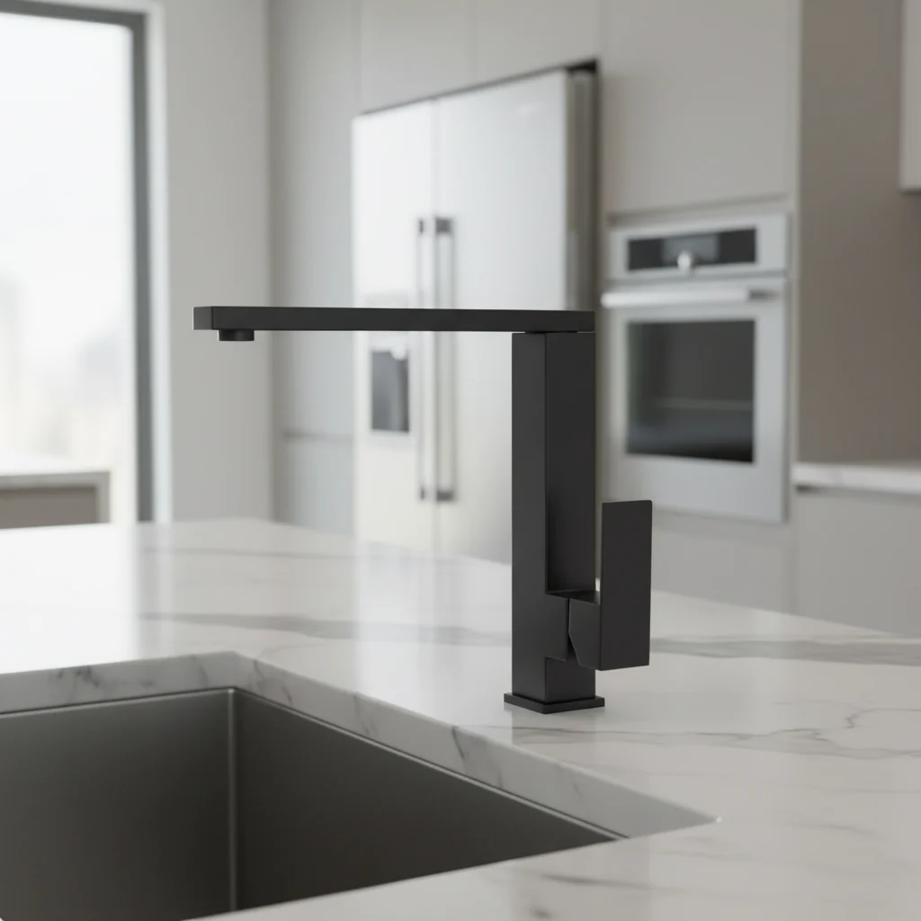 Mitigeur Cuisine 018 Alphée Noir Mat | HUDOR – Image 3