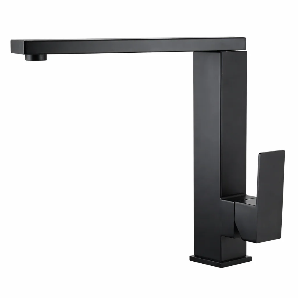 Mitigeur Cuisine 018 Alphée Noir Mat | HUDOR