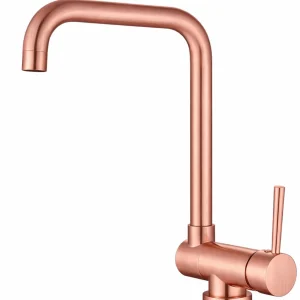 ROBINET DE CUISINE RABATTABLE W04 ROSE DORÉ COLLECTION PENÉE