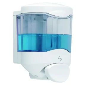 Distributeur savon remplissage manuel 450ml JVD Crystal 450ml