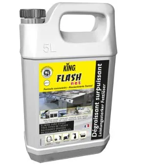 King FLASH’NET – Bidon de 5L – Dégraissant surpuissant PAE – SICO