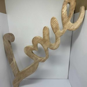 Message LOVE en bois de GmbH (55*24.5cm)